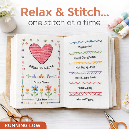 Comfort Stitch Book- Stitch Your Stress Away