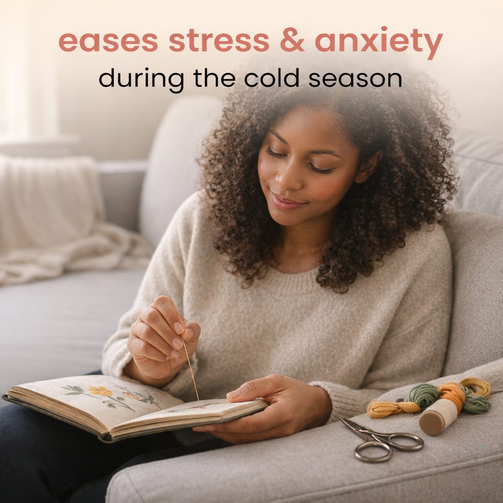 Comfort Stitch Book- Stitch Your Stress Away