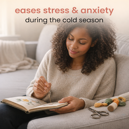 Comfort Stitch Book- Stitch Your Stress Away