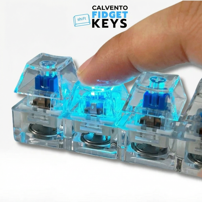 Pocket-Size LED Click & Relax 4-Key Fidget