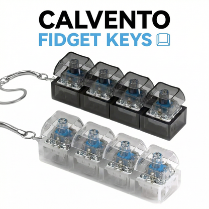 Pocket-Size LED Click & Relax 4-Key Fidget