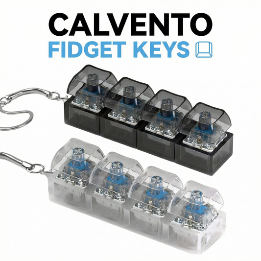 Pocket-Size LED Click & Relax 4-Key Fidget